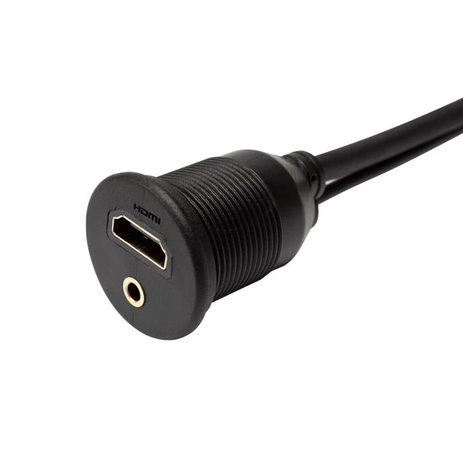 3.5MM And HDMI To AUX Flush Mount Extension Cable